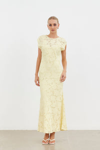 Amani Maxi Dress - Buttercream