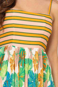 Darcia Maxi Dress - Green Floral