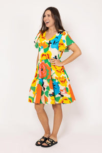 Fran Dress - Bright Floral