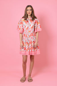 Pattie Dress - Pink Floral