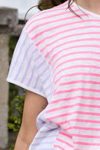 Camden Stripe T-Shirt - Fluro