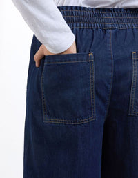 Greta Wide Leg Pant - Extra Dark Wash