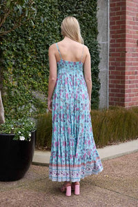 Coco Maxi Dress - Blue Boho