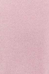 Camelia Blush Alpaca Blend Long Raglan Sleeve Crewneck Knit Jumper