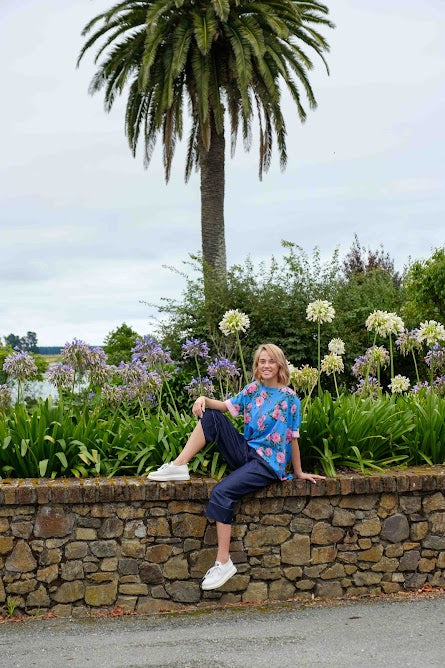 Capri Pants - Soft Denim