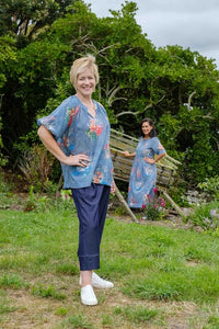 Capri Pants - Soft Denim