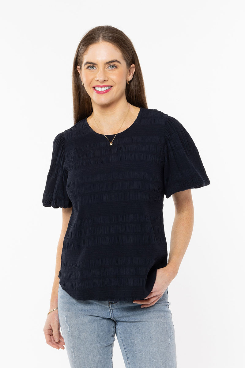 Carefree Top - Navy