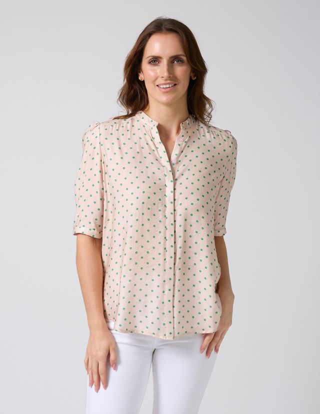 Cassie Blouse - Peppermint Pattie