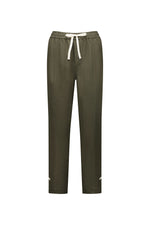 Checker Pant - Khaki/Ecru