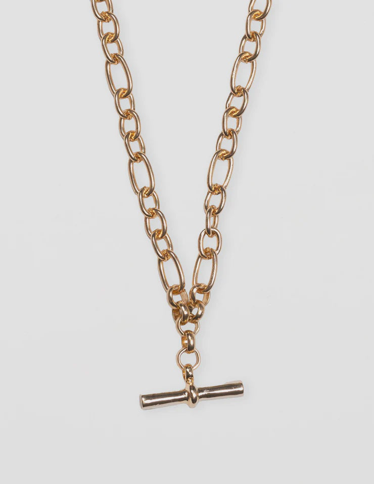 Necklace Chunky Fob - Gold