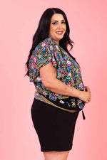 Clara Top - Black Boho
