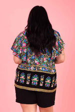 Clara Top - Black Boho
