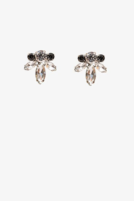 Clarice Earring - Black Crystal