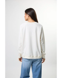 Classic Sweat - Cream/Burgandy