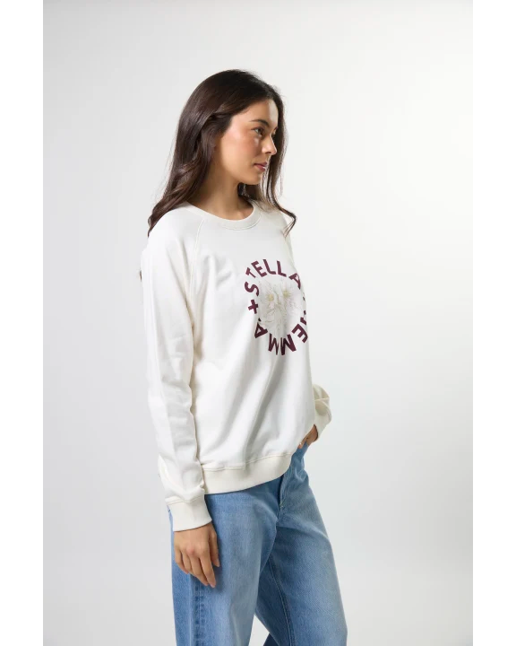 Classic Sweat - Cream/Burgandy