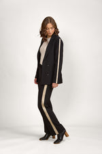 Clementime Blazer - Black/Oat