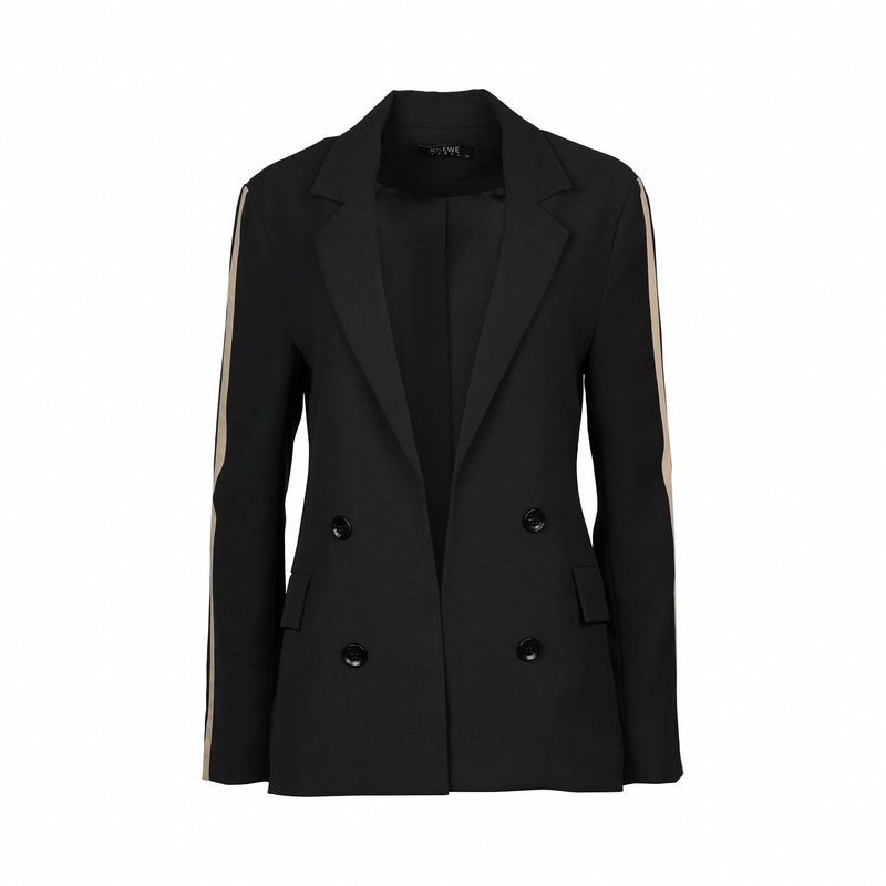 Clementime Blazer - Black/Oat