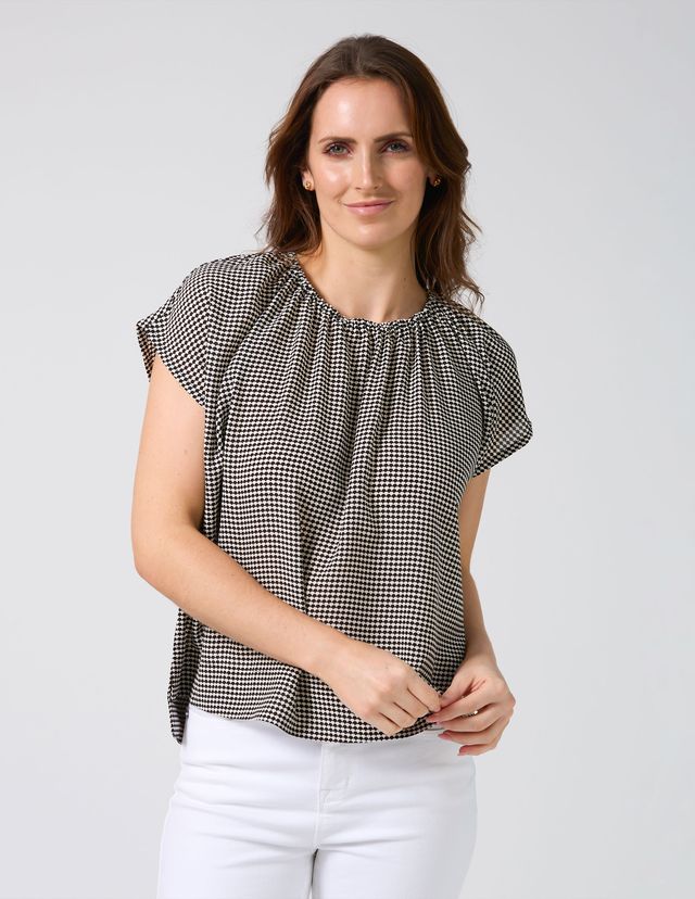 Clio Blouse - Fish Scale