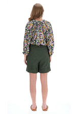 Coco Blouse - Floral Forest