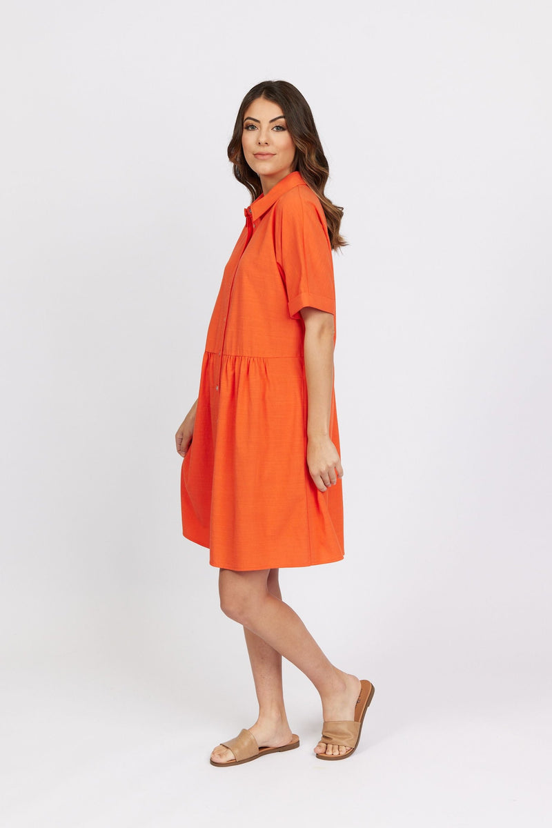 Cocoon Dress - Melon