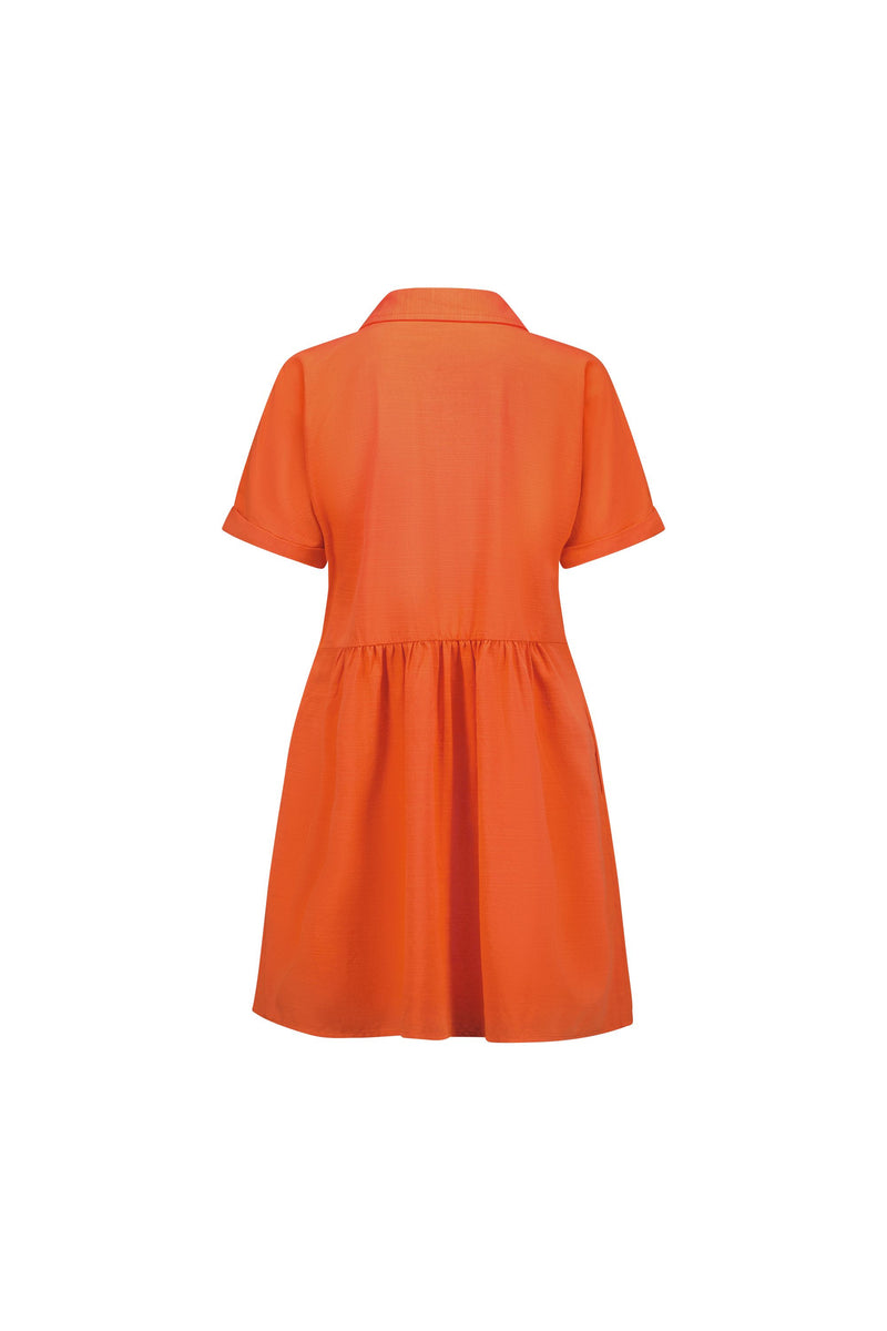 Cocoon Dress - Melon