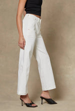 Cody Kick Flare Trouser - Ivory