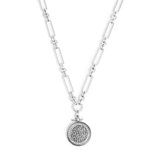 2018-1045 Coin of Relief Necklace - Silver*