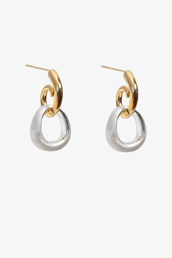 Contrast Drop Earring