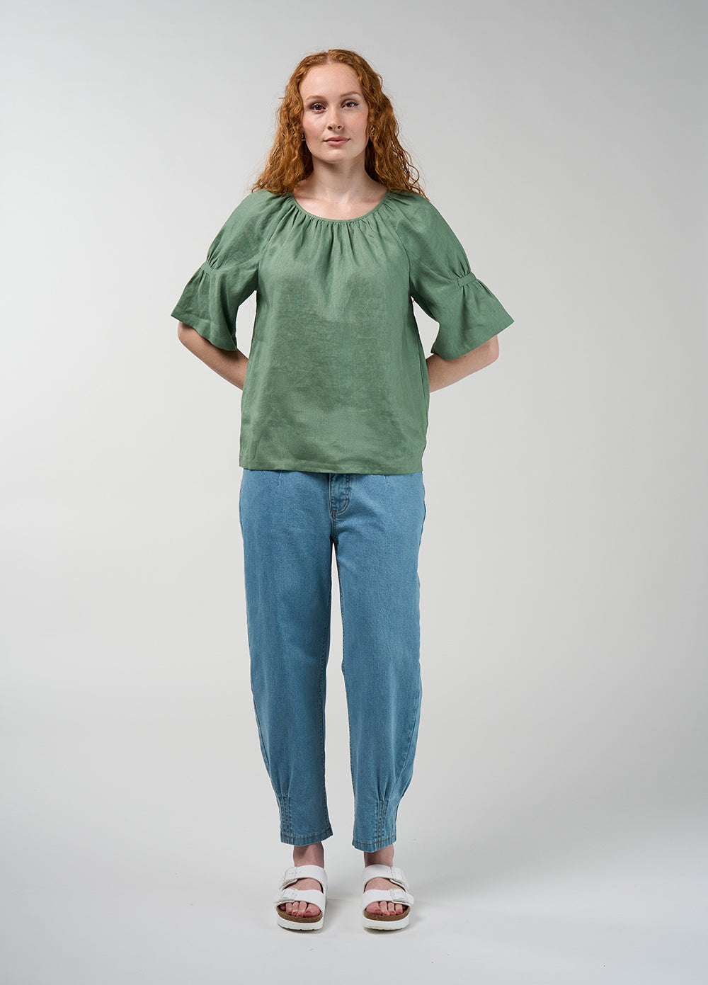 Cove Blouse - Sage