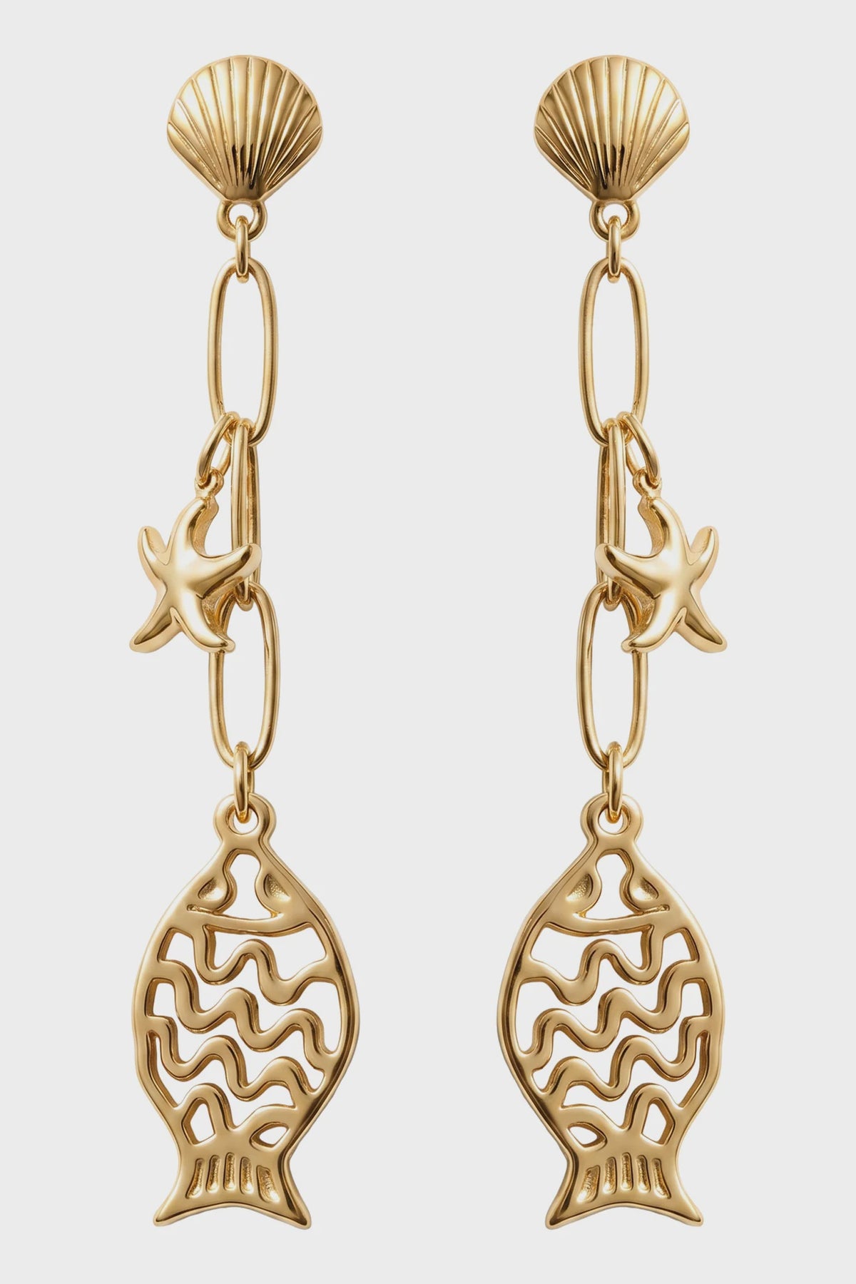 Crete Starfish Earring - Fish