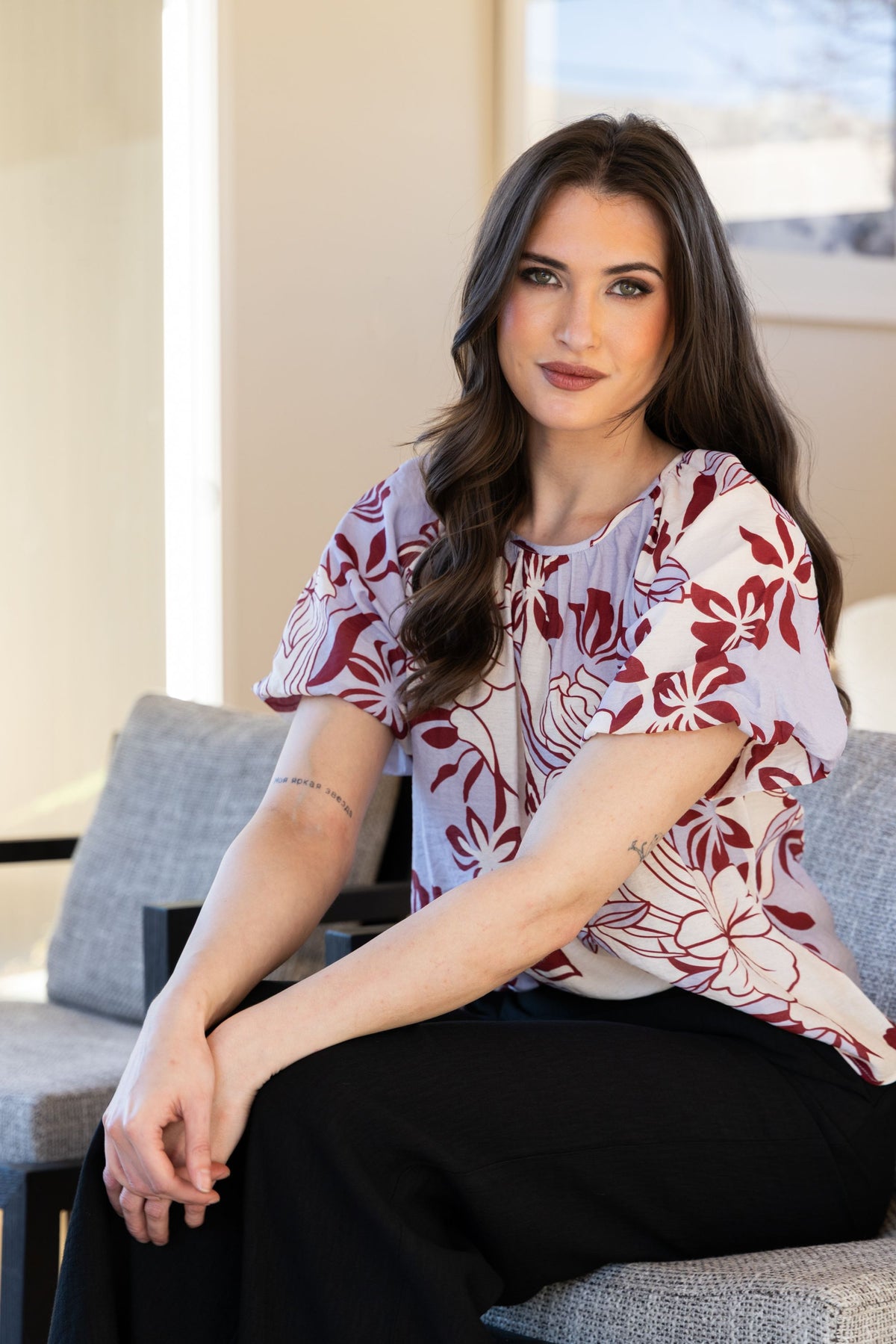 Haven Top / Sky Merlot Magic