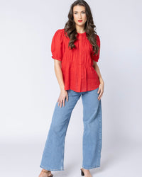Bonita Top / Emerald Ramie