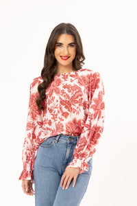 Patti Top / Lush Blush - Girl Next Door Fashion