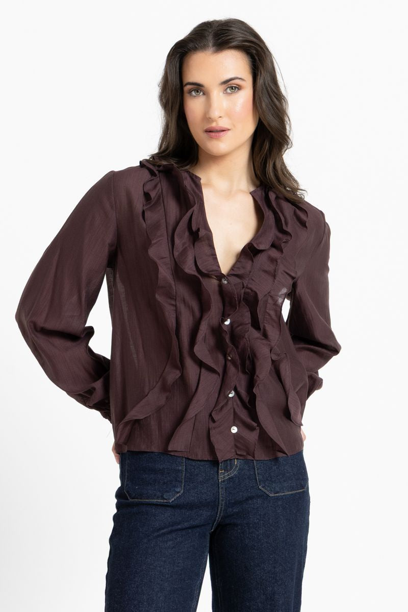 Once Upon A Time Blouse / Brunette