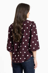 Brilliance Blouse / Affogato Spot