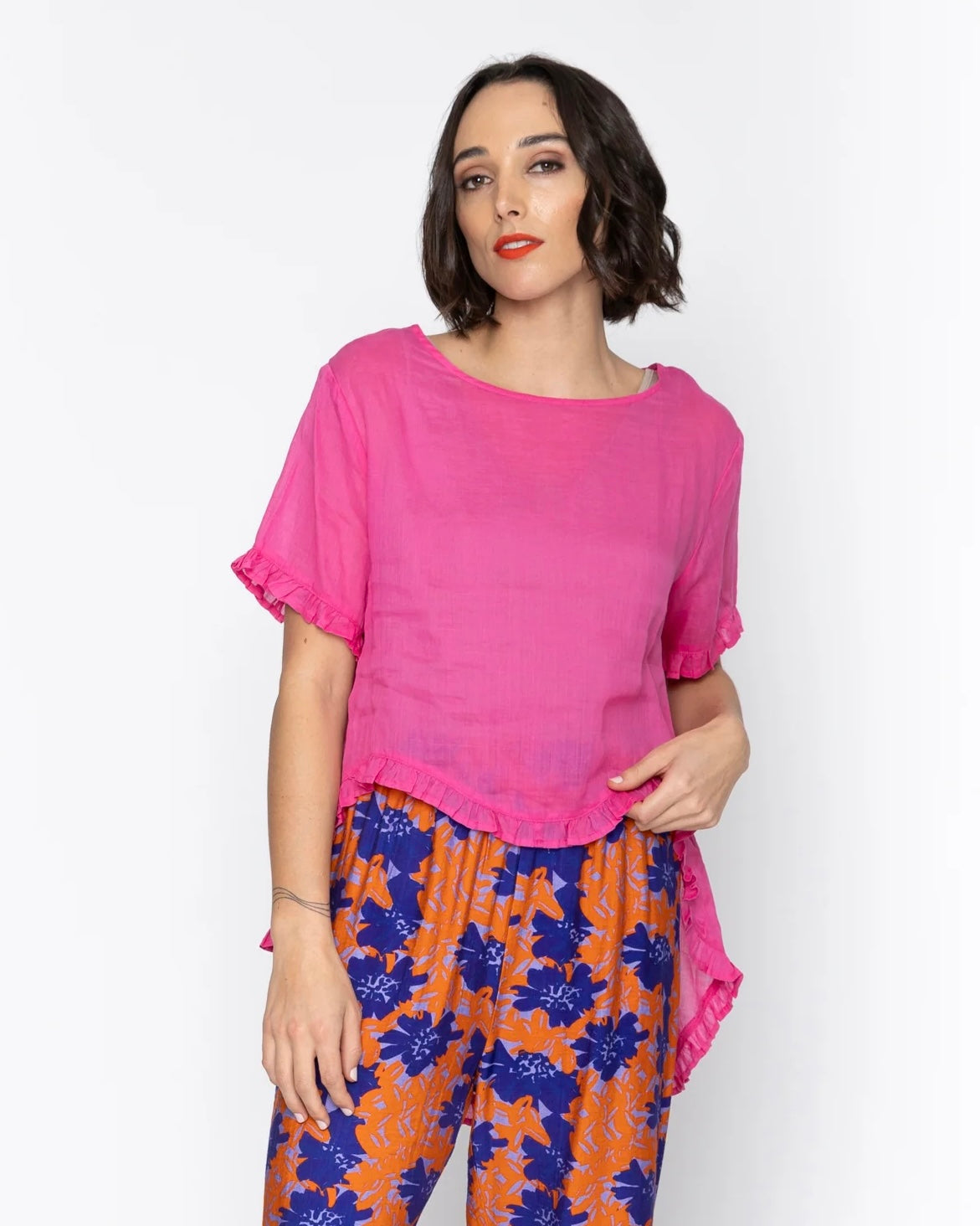 Tanya Top / Hot Pink