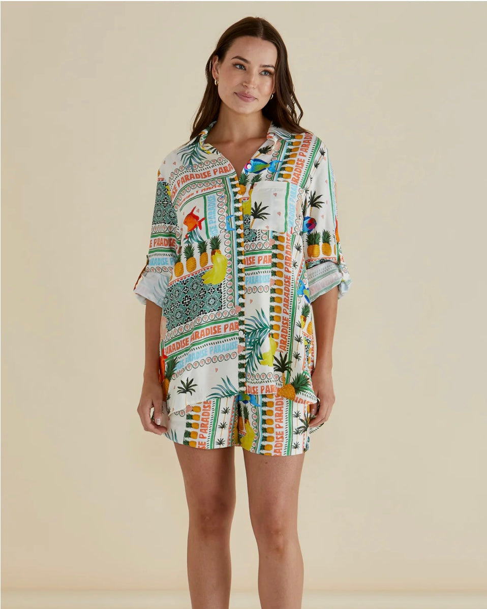 Mills Shirt / Paradise Print