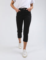 Mollie Capri Jean - Black Wash