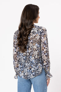 Bonita Long Sleeve Top / Woodland Blossom