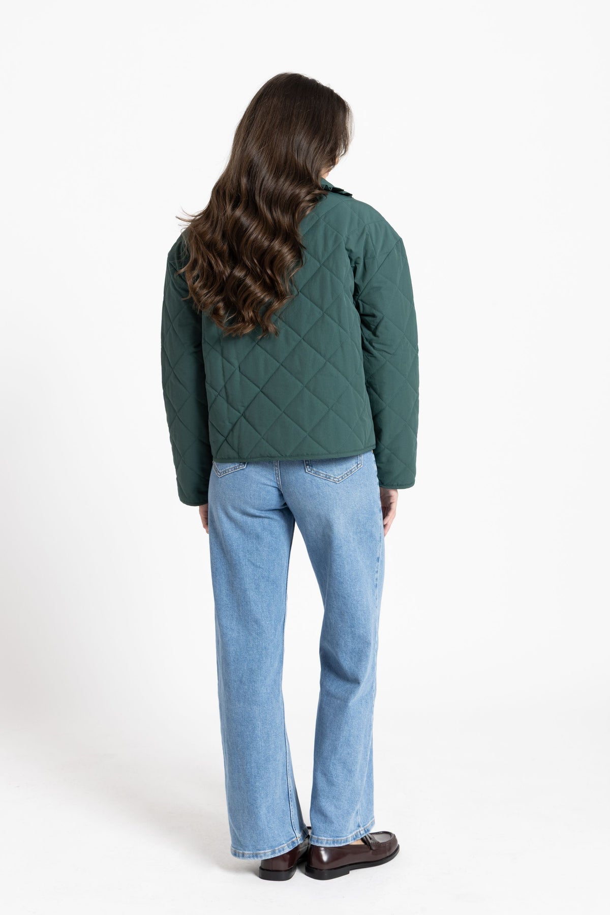 Frilled Jacket / Moss