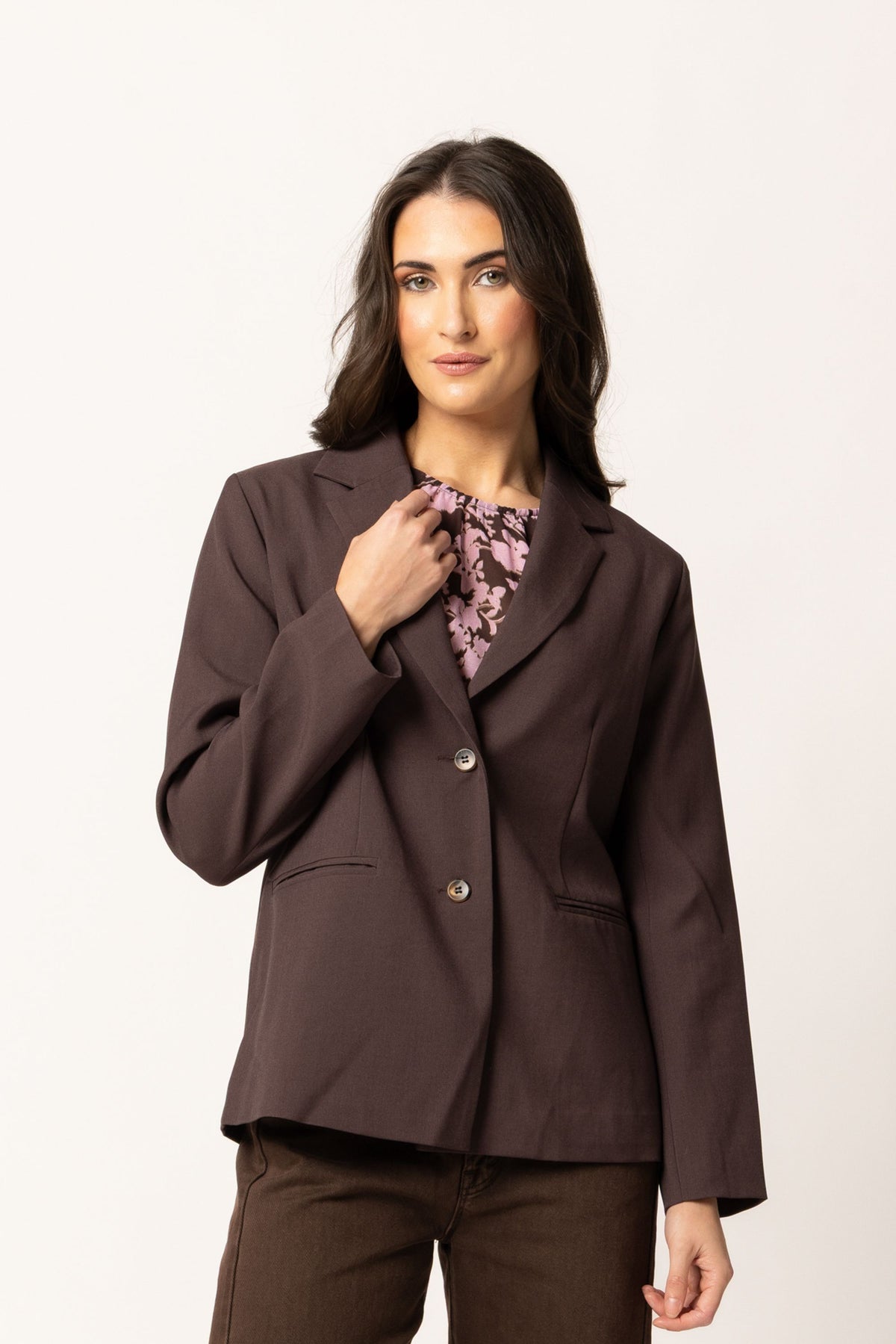 Relaxed Blazer / Cacao
