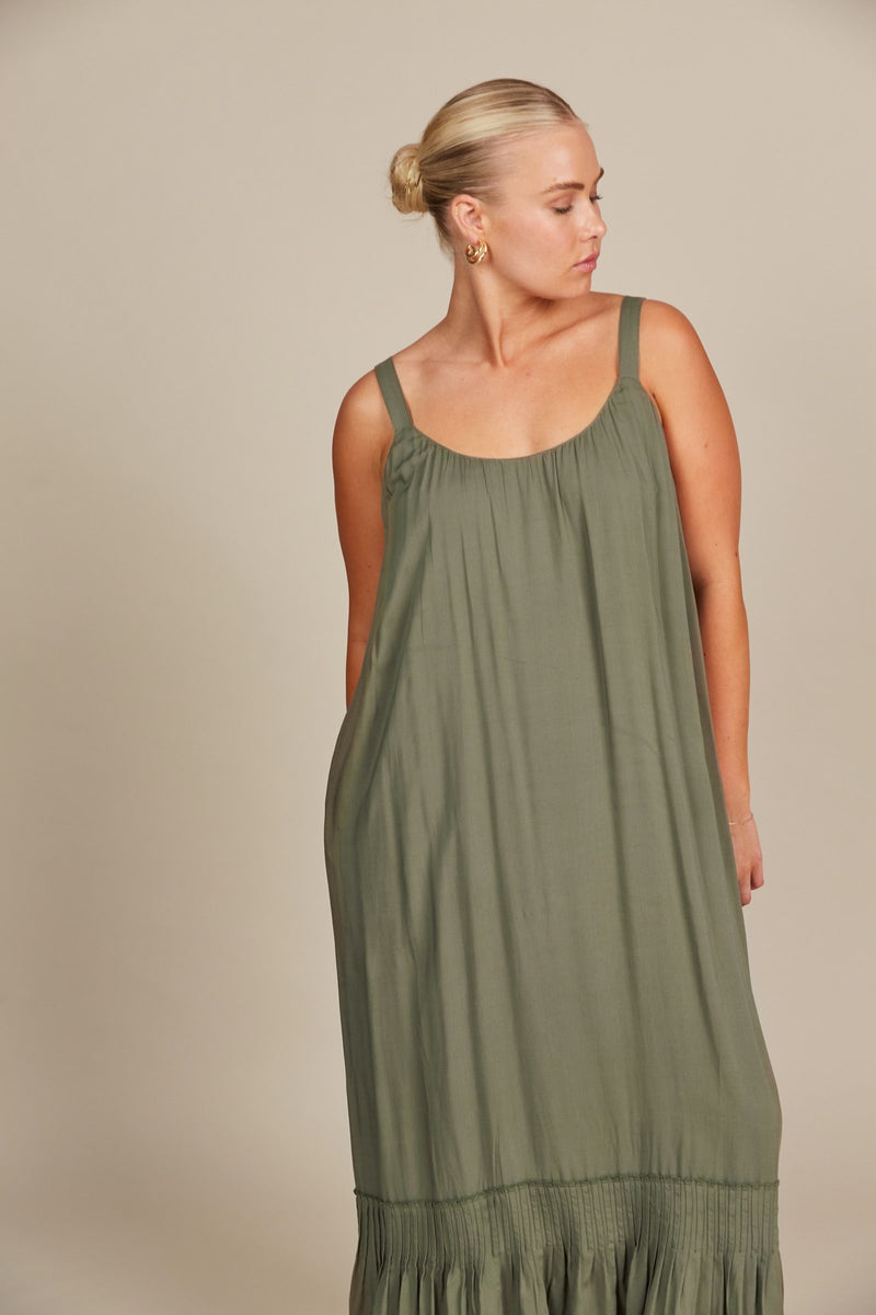 Esme Tank Dress - Olive