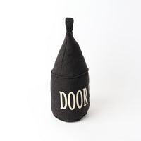 Doorstop Printed - Black