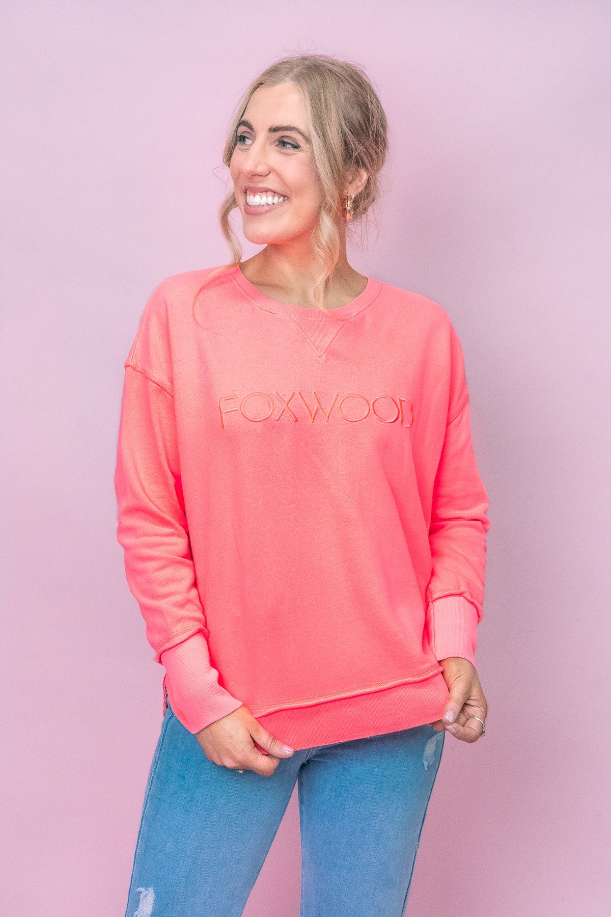 Simplified Crew - Neon Pink