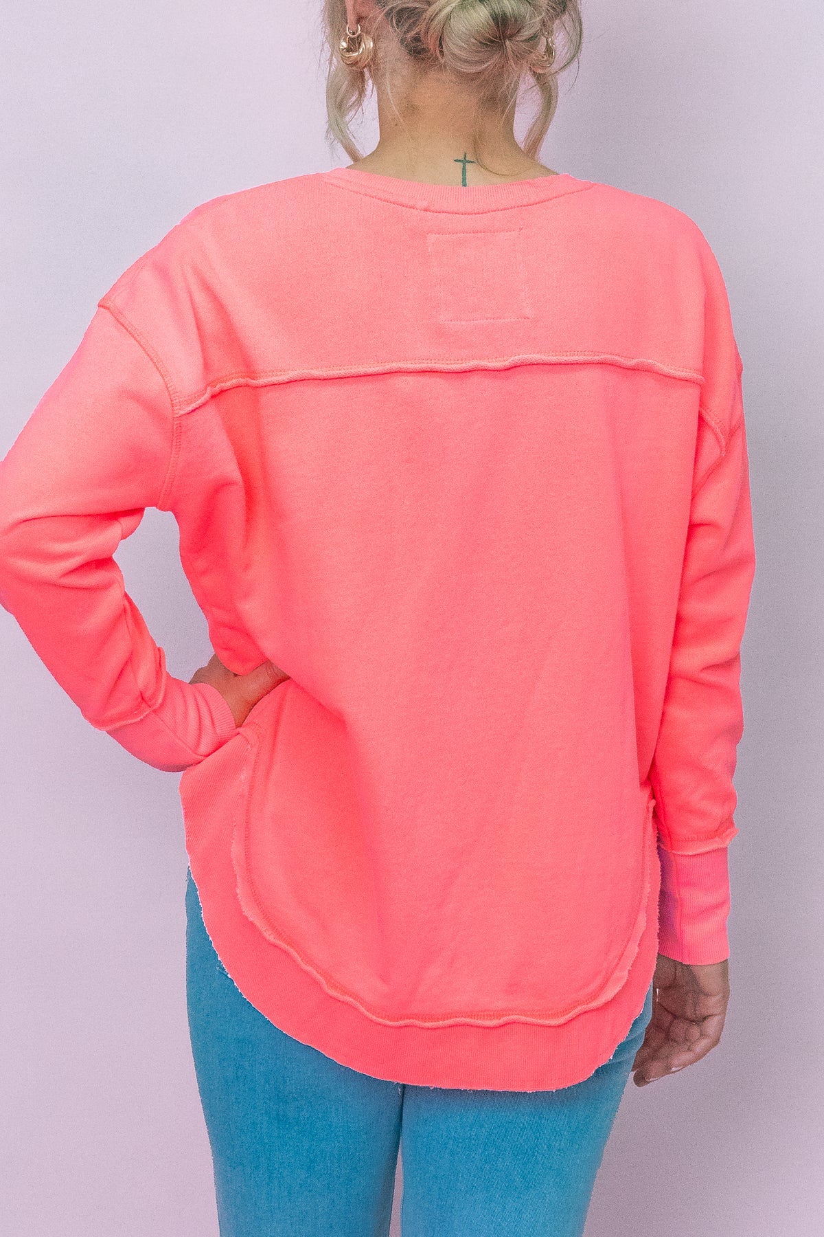 Simplified Crew - Neon Pink