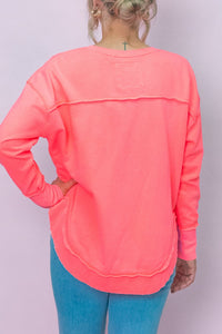 Simplified Crew - Neon Pink