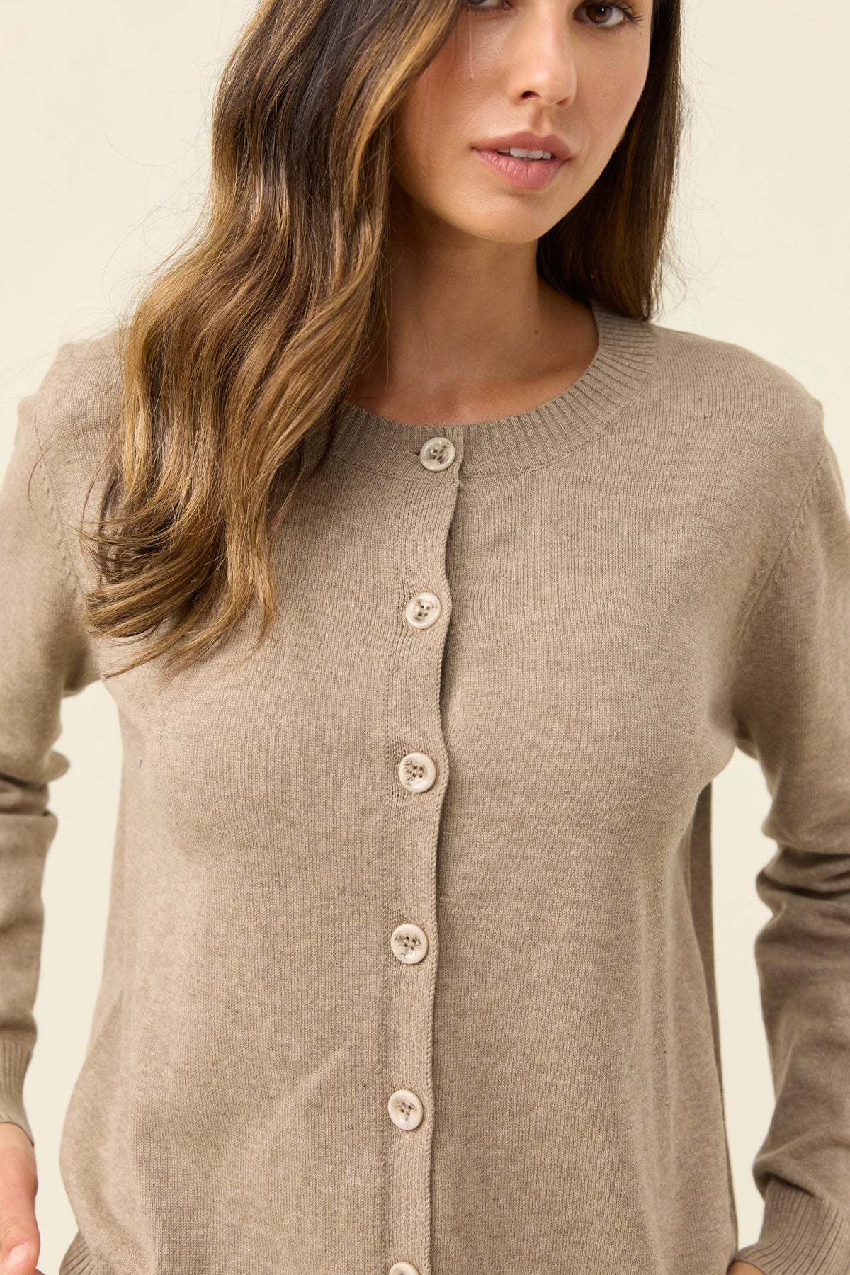Darby Cardigan - Stone