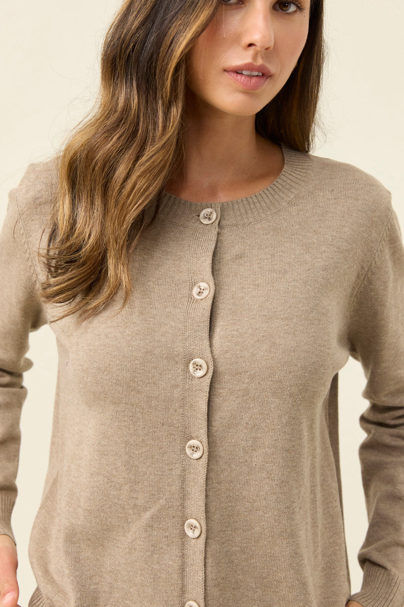 Darby Cardigan - Stone