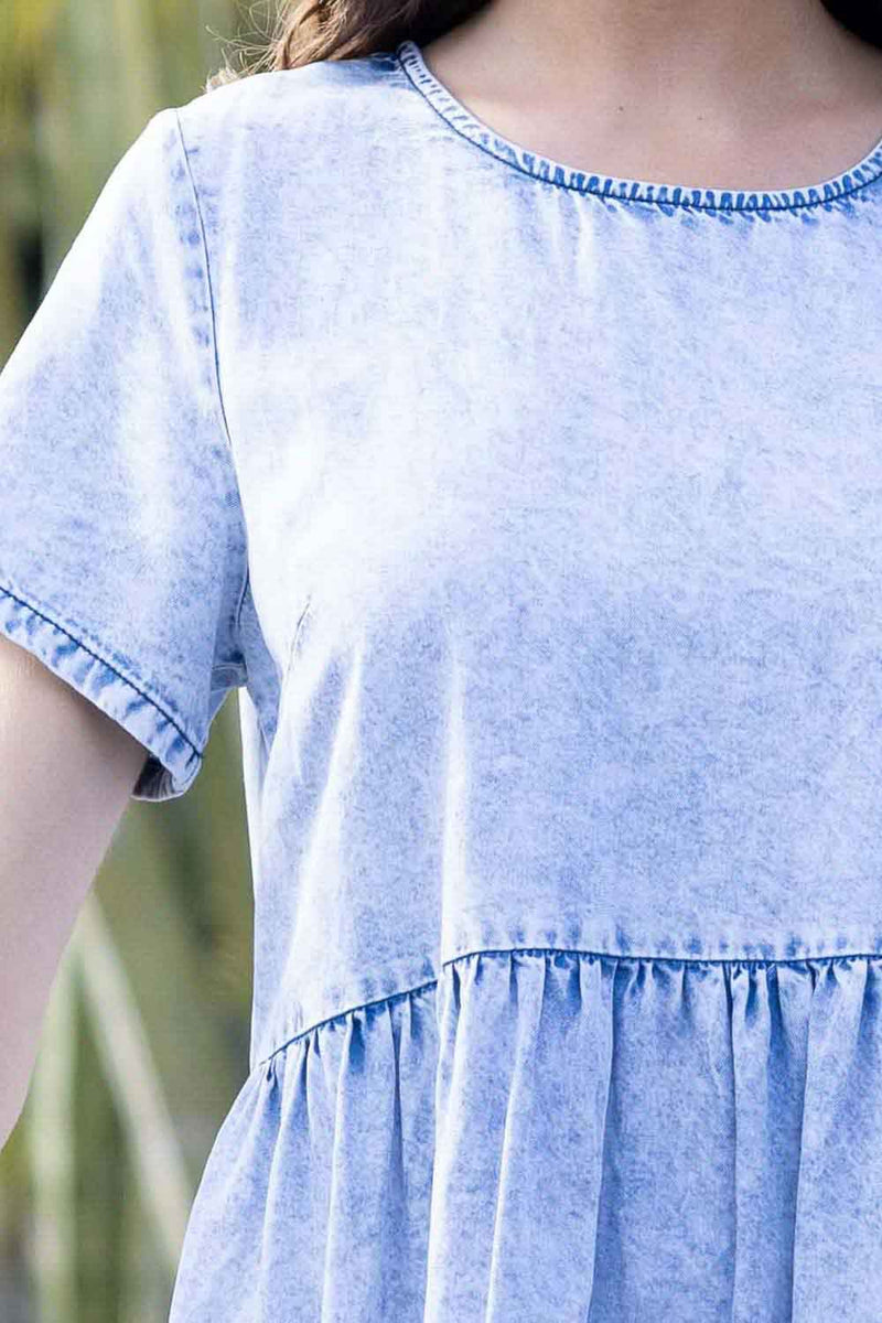 Dawn Dress - Blue Wash