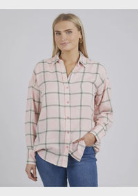 Delia Check Shirt - Light Pink